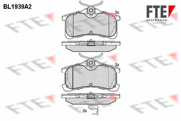 FTE Fékbetét, mind 9010532_FTE