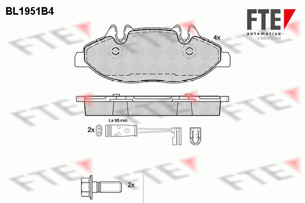 FTE Fékbetét, mind 9010537_FTE