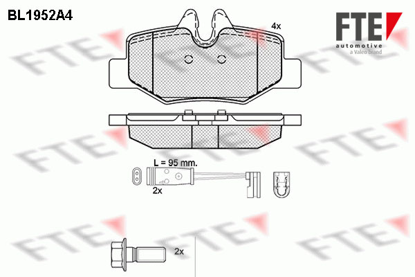 FTE Fékbetét, mind 9010538_FTE