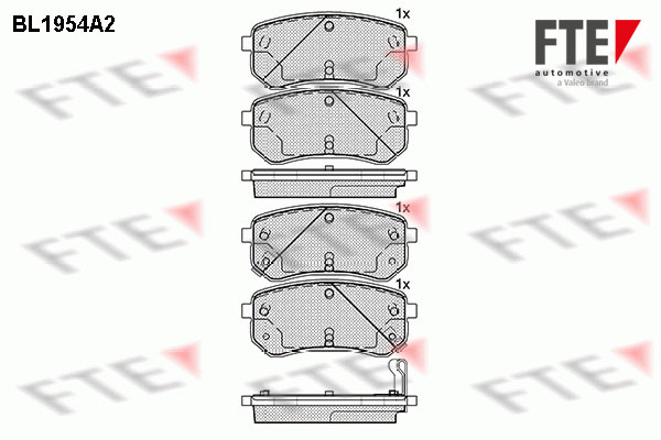 FTE Fékbetét, mind 9010541_FTE