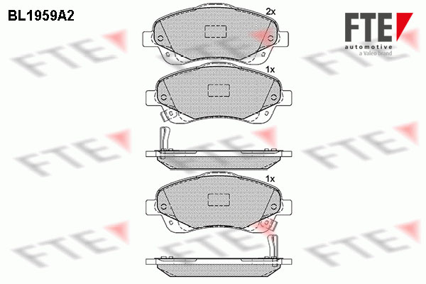 FTE Fékbetét, mind 9010545_FTE