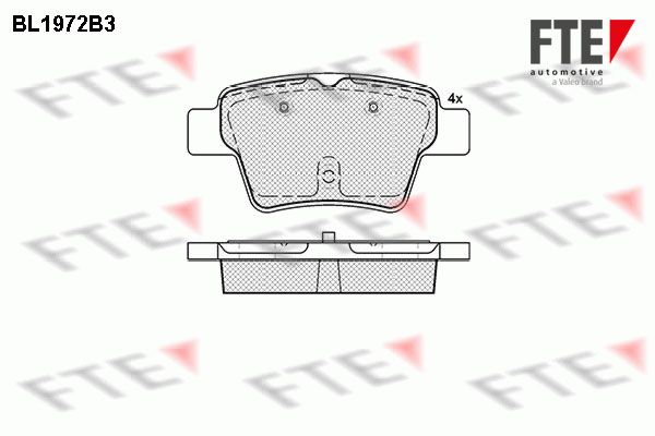 FTE Fékbetét, mind 9010558_FTE