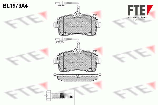 FTE Fékbetét, mind 9010559_FTE