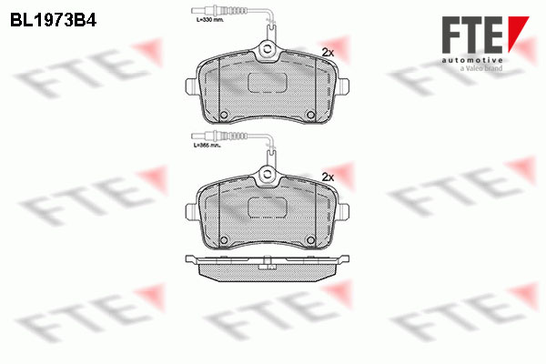 FTE Fékbetét, mind 9010560_FTE