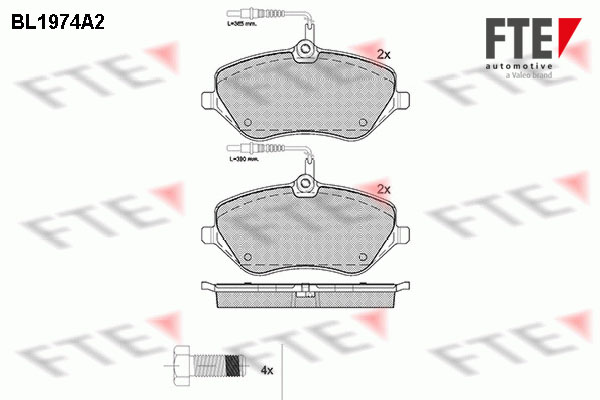 FTE Fékbetét, mind 9010561_FTE