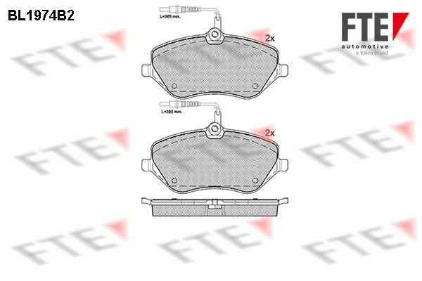 FTE Fékbetét, mind 9010562_FTE