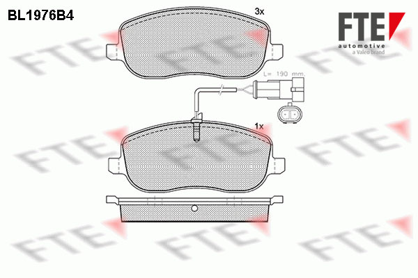 FTE Fékbetét, mind 9010566_FTE