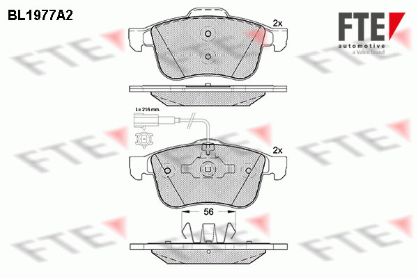 FTE Fékbetét, mind 9010567_FTE