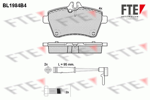 FTE Fékbetét, mind 9010574_FTE