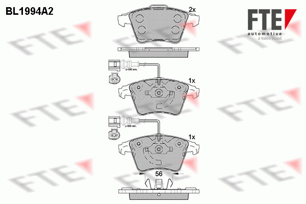 FTE Fékbetét, mind 9010582_FTE