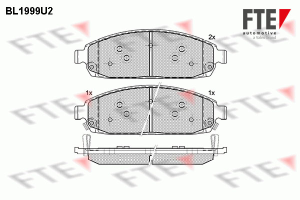 FTE Fékbetét, mind 9010585_FTE