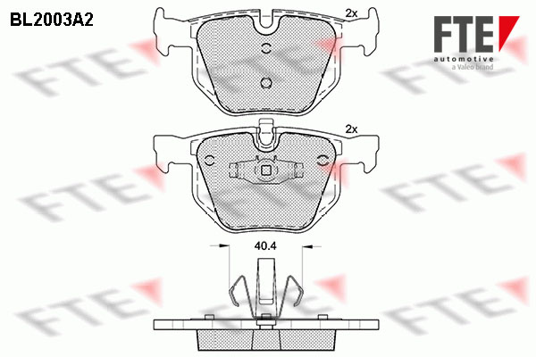 FTE Fékbetét, mind 9010589_FTE