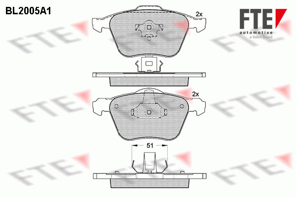 FTE Fékbetét, mind 9010590_FTE