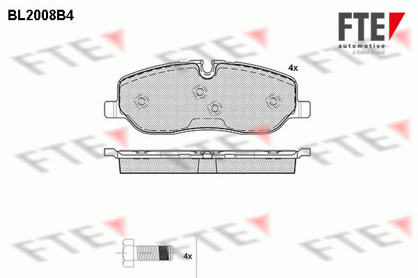 FTE Fékbetét, mind 9010593_FTE