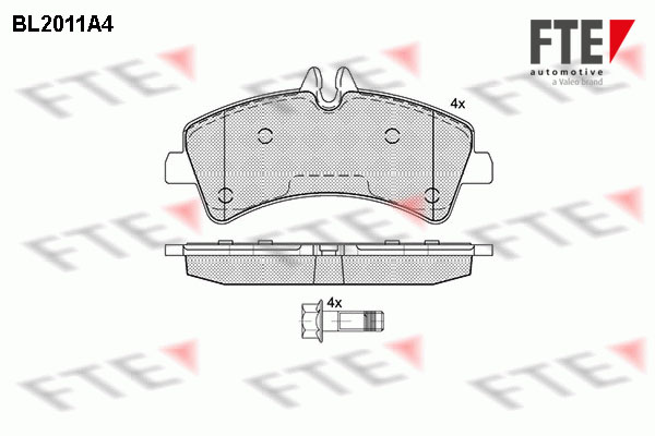 FTE Fékbetét, mind 9010598_FTE