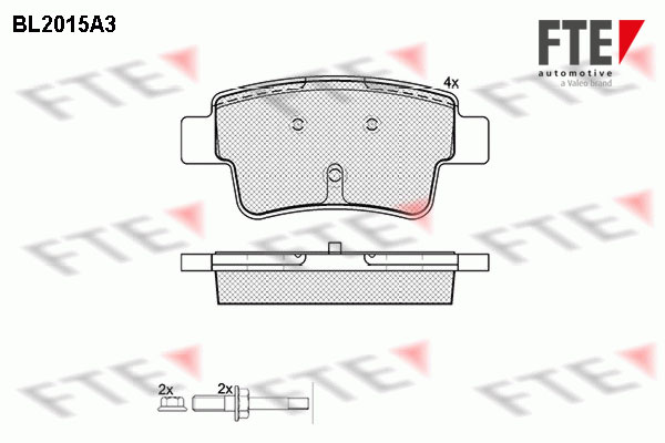 FTE Fékbetét, mind 9010600_FTE