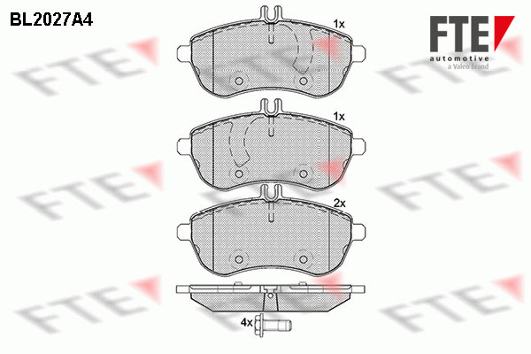 FTE Fékbetét, mind 9010615_FTE