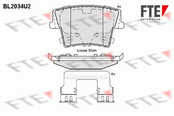 FTE Fékbetét, mind 9010619_FTE