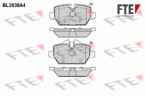 FTE Fékbetét, mind 9010623_FTE