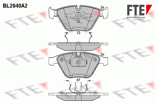 FTE Fékbetét, mind 9010626_FTE