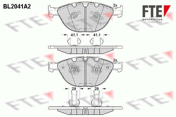 FTE Fékbetét, mind 9010627_FTE