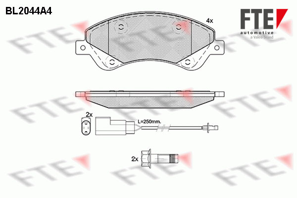 FTE Fékbetét, mind 9010630_FTE