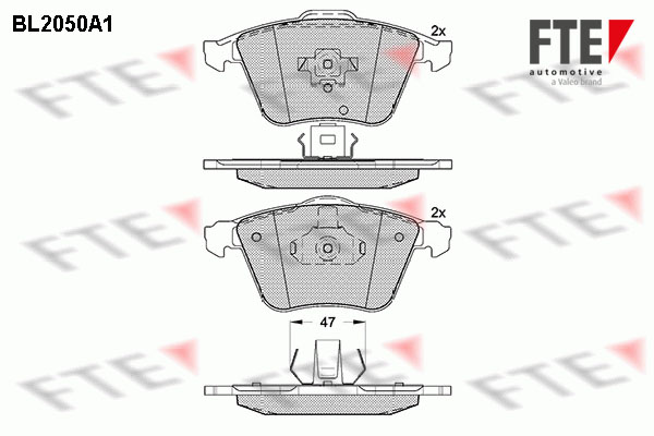 FTE Fékbetét, mind 9010636_FTE