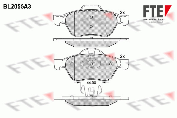 FTE Fékbetét, mind 9010639_FTE