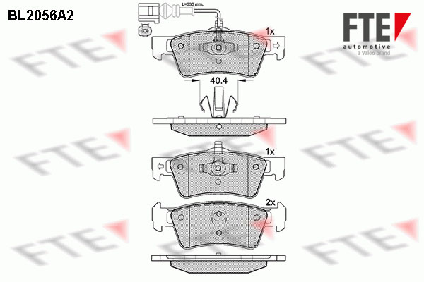 FTE Fékbetét, mind 9010640_FTE