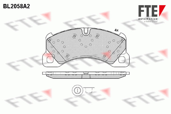 FTE Fékbetét, mind 9010642_FTE