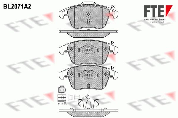 FTE Fékbetét, mind 9010655_FTE