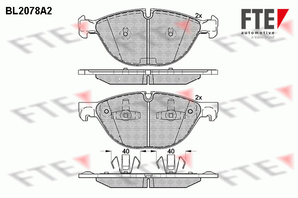 FTE Fékbetét, mind 9010662_FTE