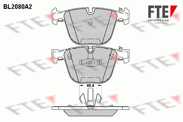 FTE Fékbetét, mind 9010664_FTE