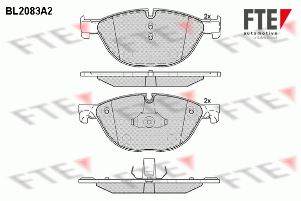 FTE Fékbetét, mind 9010667_FTE