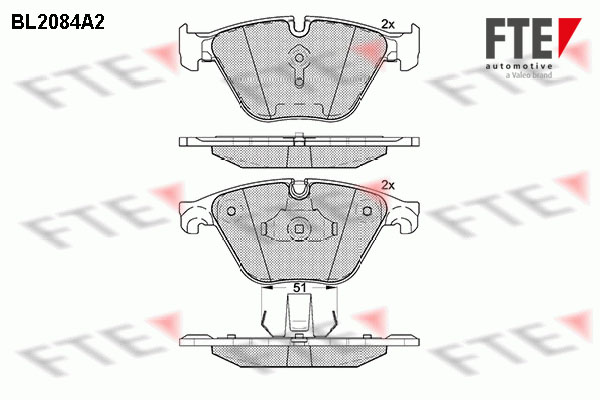 FTE Fékbetét, mind 9010668_FTE