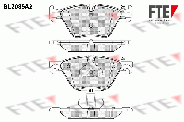 FTE Fékbetét, mind 9010669_FTE