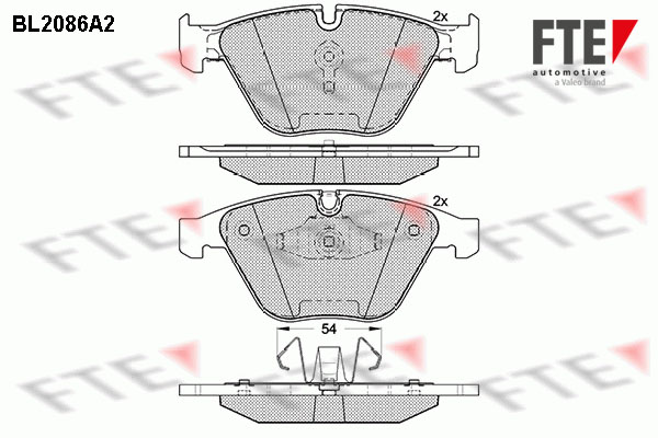 FTE Fékbetét, mind 9010670_FTE