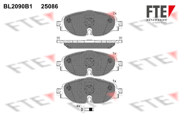 FTE Fékbetét, mind 9010675_FTE