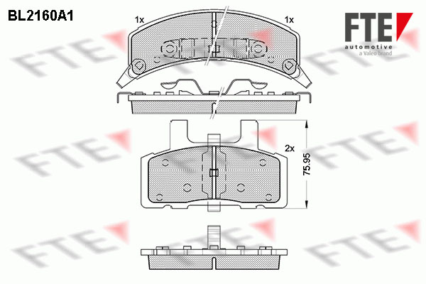 FTE Fékbetét, mind 9011074_FTE