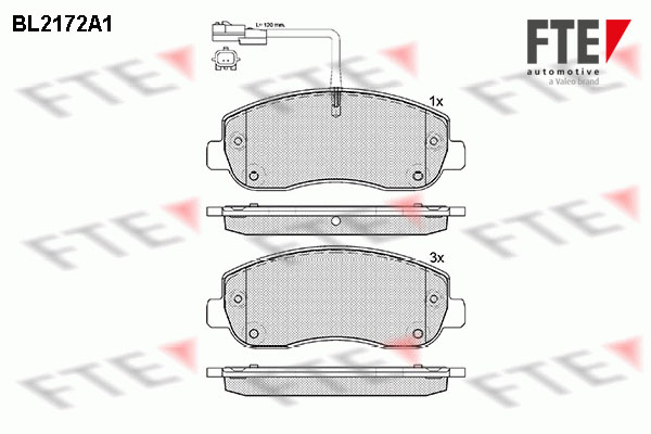 FTE Fékbetét, mind 9010690_FTE