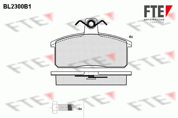 FTE Fékbetét, mind 9010700_FTE