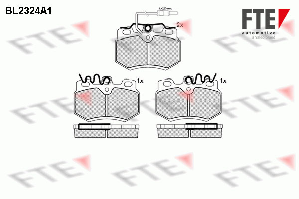 FTE Fékbetét, mind 9010701_FTE