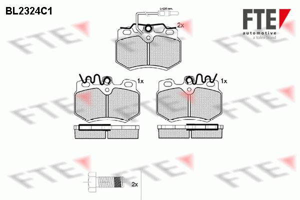 FTE Fékbetét, mind 9010702_FTE