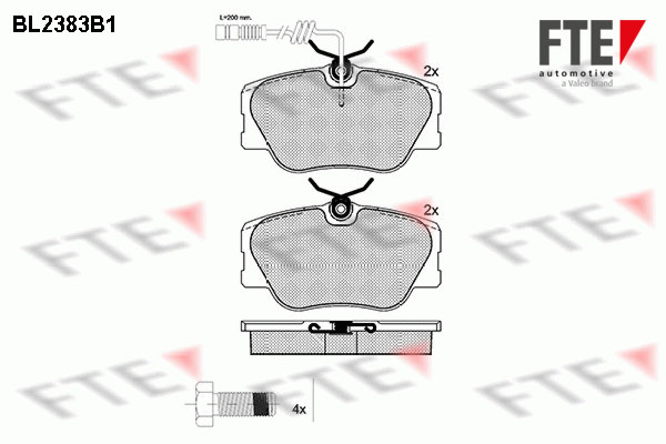 FTE Fékbetét, mind 9010716_FTE