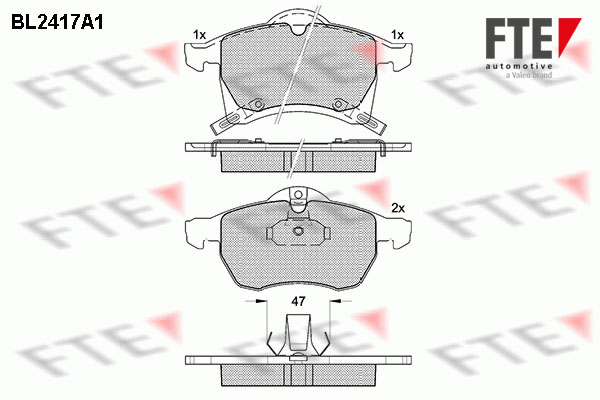 FTE Fékbetét, mind 9010724_FTE