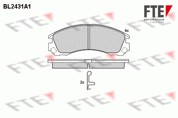 FTE Fékbetét, mind 9010731_FTE