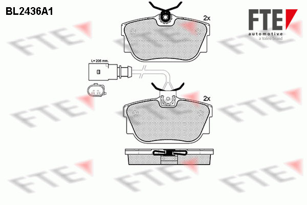 FTE Fékbetét, mind 9010736_FTE