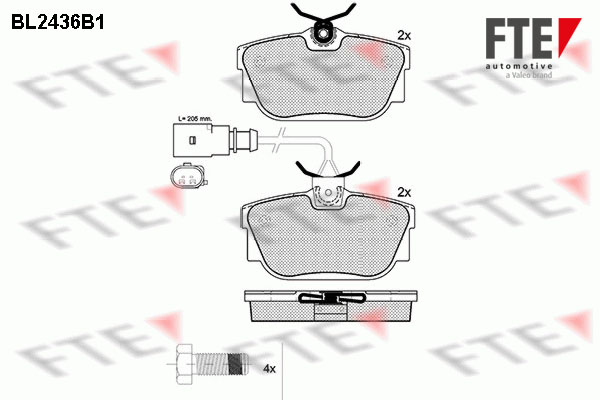 FTE Fékbetét, mind 9010737_FTE