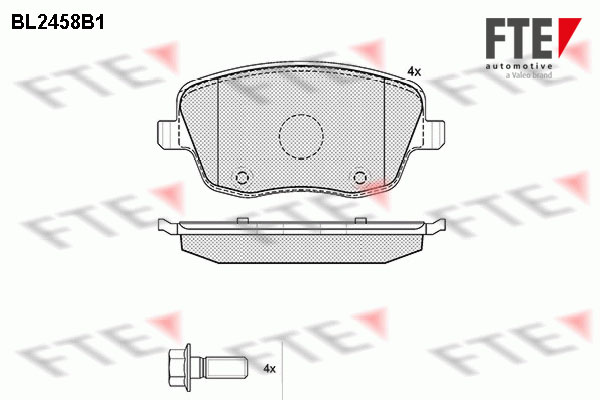 FTE Fékbetét, mind 9010744_FTE