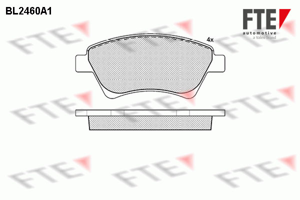 FTE Fékbetét, mind 9010745_FTE